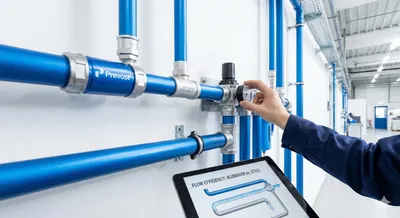 Why use aluminum piping for compressed air?